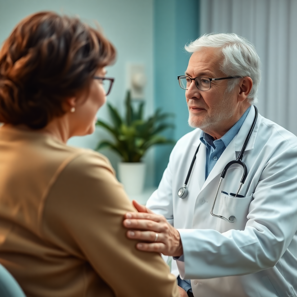 Doctor y paciente