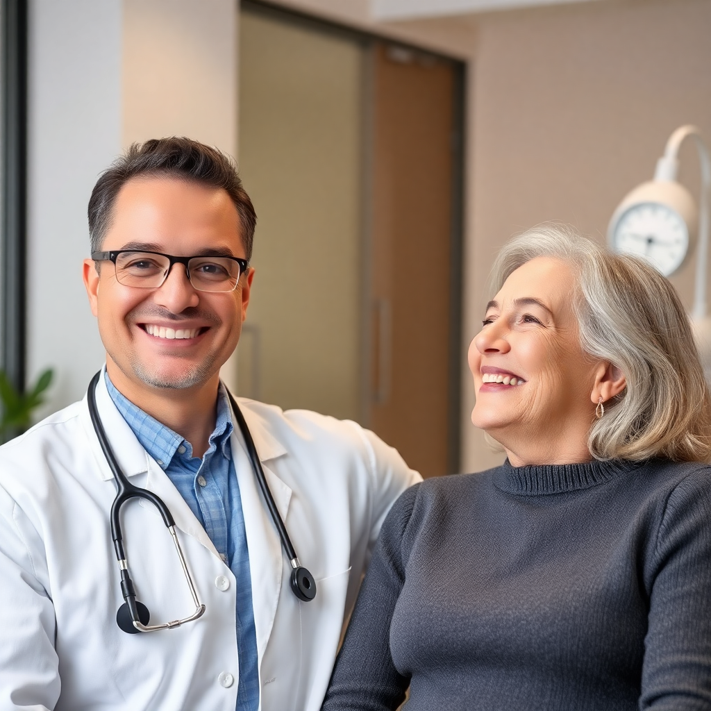 Doctor y paciente