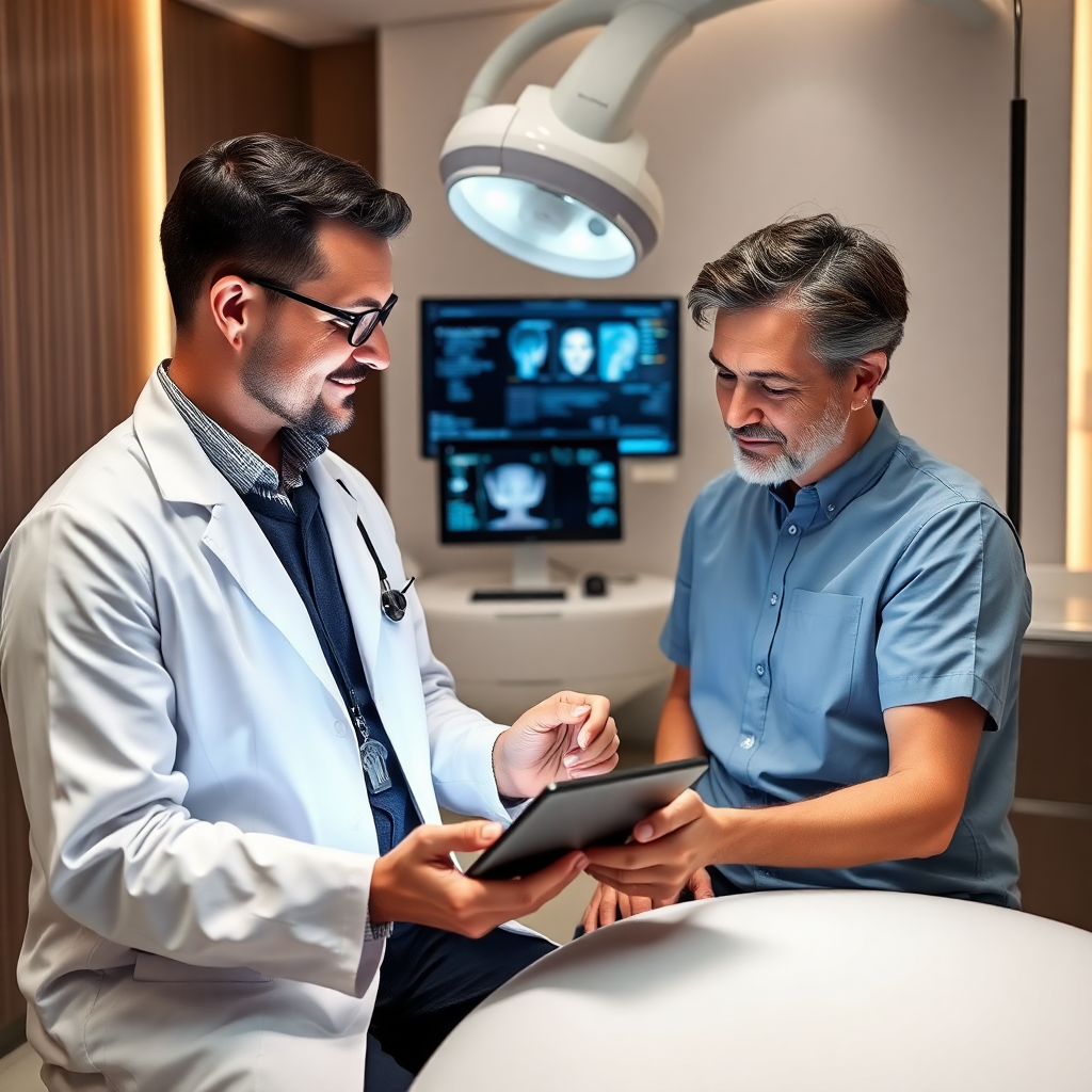 Doctor y paciente